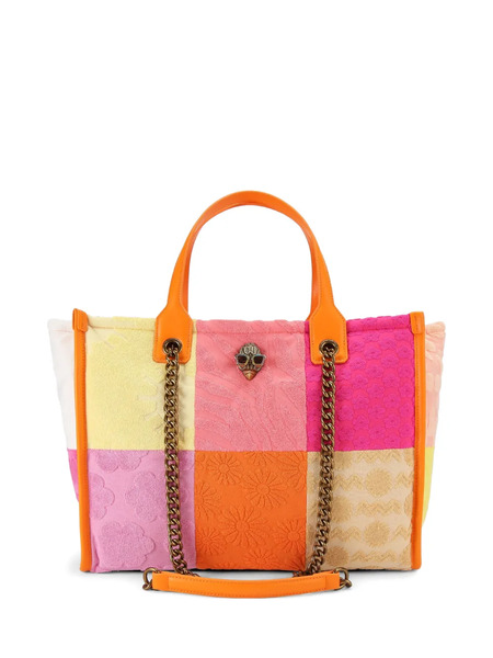  Kurt Geiger London Hoxton Patchwork Tote Bag - Pink 