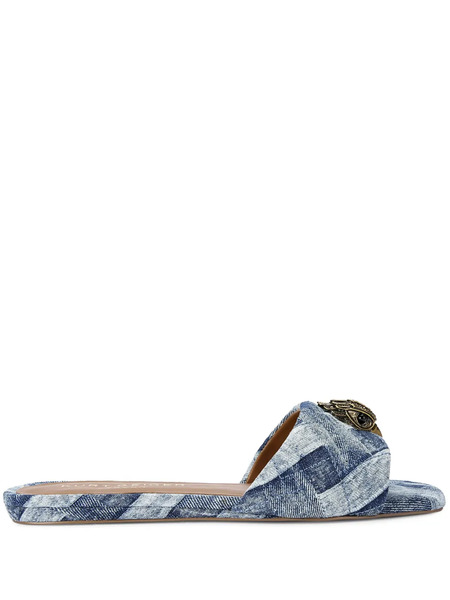  Kurt Geiger London Kensington Denim Sandals - Blue 