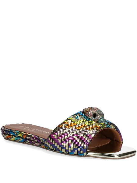  Kurt Geiger London Kensington Slides - Yellow 