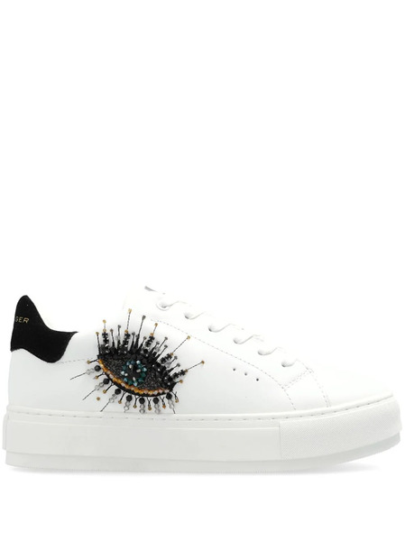  Kurt Geiger London Laney Eye Sneakers - White 