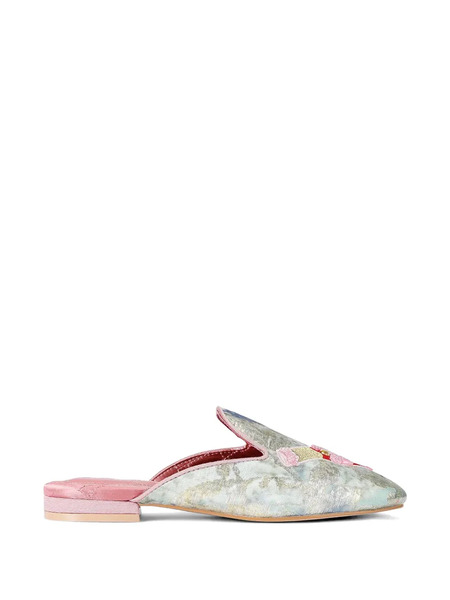  Kurt Geiger London Logo-detail Mules - Silver 