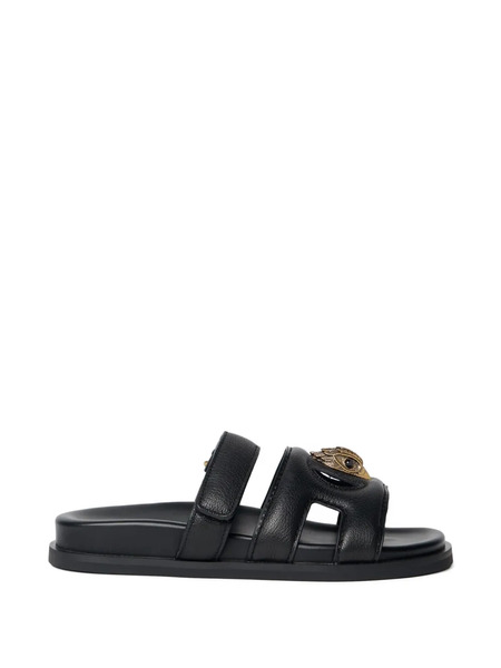  Kurt Geiger London London Meena Eagle Slide Sandals - Black 
