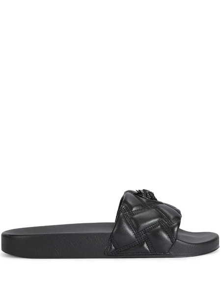  Kurt Geiger London Meena Quilted Sandals - Black 