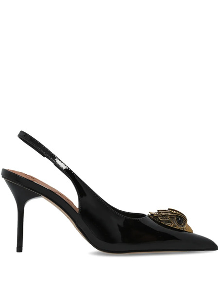  Kurt Geiger London 85mm Large Eagle Sling Pumps - Black 