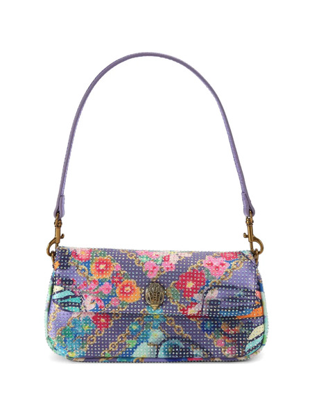  Kurt Geiger London Pickle Floral-pattern Shoulder Bag - Purple 