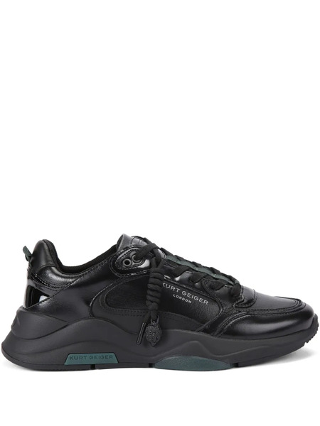  Kurt Geiger London Rosyton Leather Sneakers - Black 
