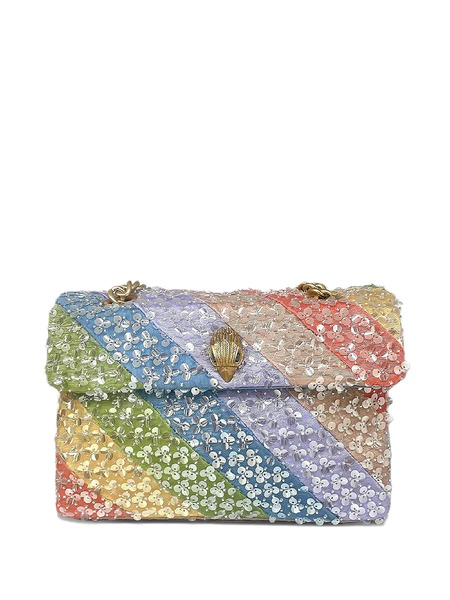  Kurt Geiger London Sequin-embellished Shoulder Bag - Blue 