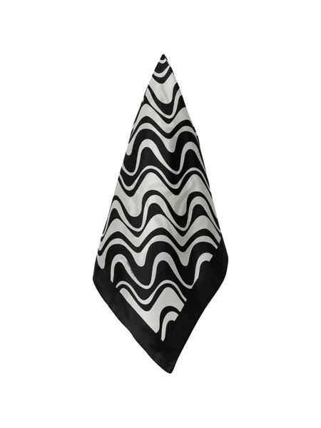  Kurt Geiger London Square Pattern Scarf - Black 