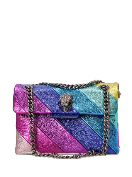  Kurt Geiger London Striped Chain-strap Cross Body Bag - Blue 