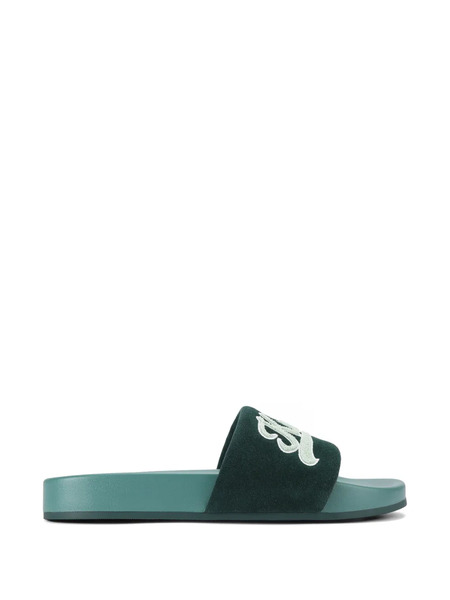  Kurt Geiger London Suede Slides - Green 