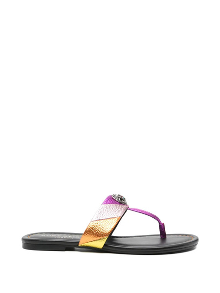  Kurt Geiger Metallic-appliqué Sandals - Purple 