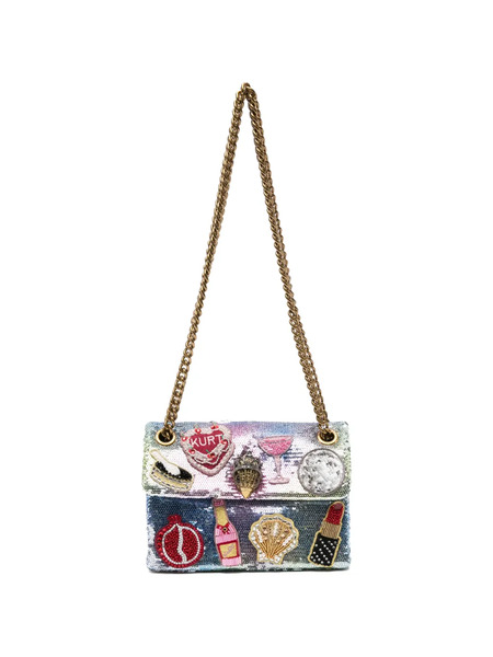  Kurt Geiger Sequin Kesington Mini Bag - Blue 