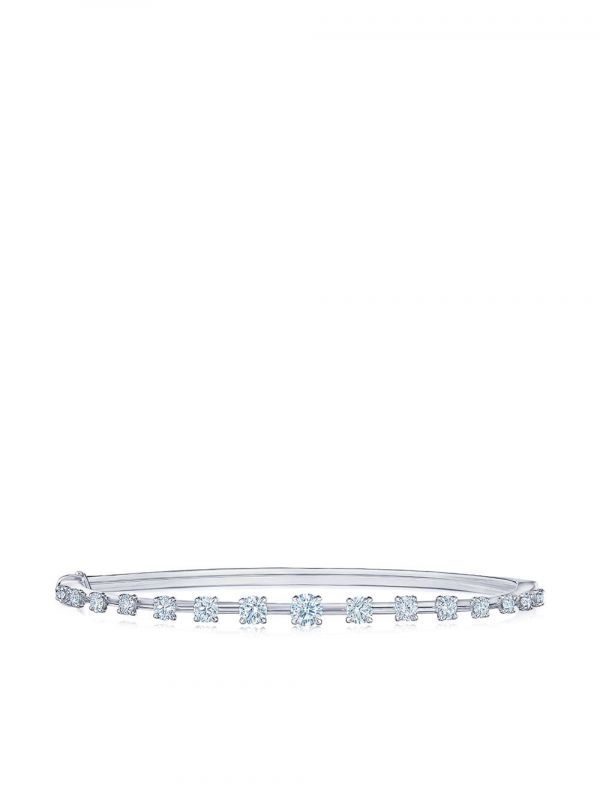  Kwiat 18kt White Diamond Starry Night Bangle - Silver 