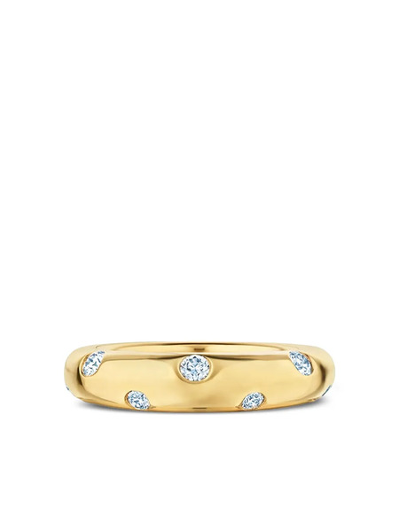  Kwiat 18kt Yellow Gold Cobblestone Diamond Ring 