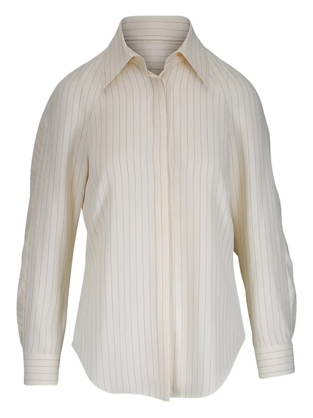 Kz_k Studio Line K Pinstripe Shirt - Neutrals 
