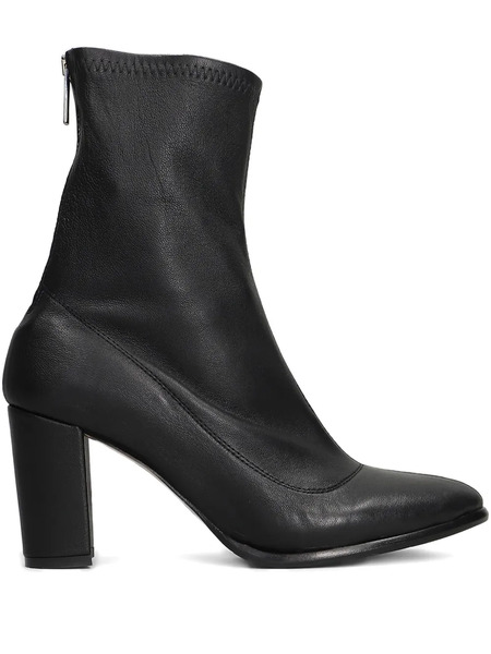  L Arianna 70mm Block Heel Boots - Black 
