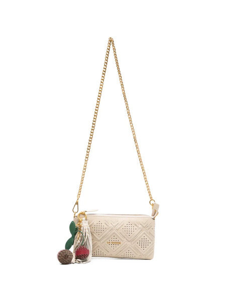  La Carrie Cherry-charm Cross Body Bag - Neutrals 