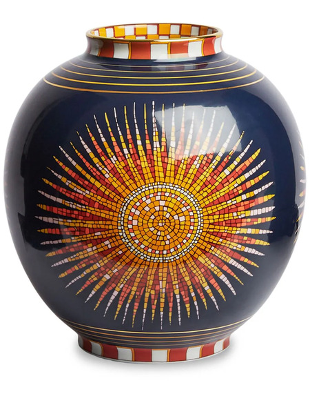  La Doublej Bubble Sunrays Vase (23cm X 21,5cm) - Blue 