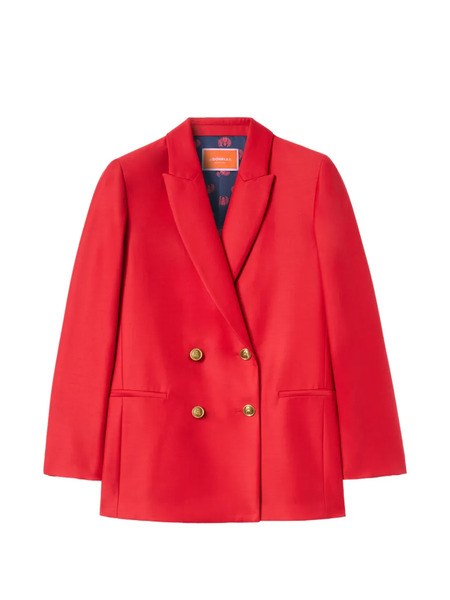  La Doublej Double-breasted Blazer - Red 