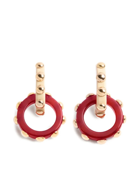  La Doublej Double Hoop Earrings - Gold 