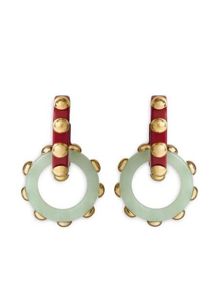  La Doublej Double Hoop Earrings - Gold 