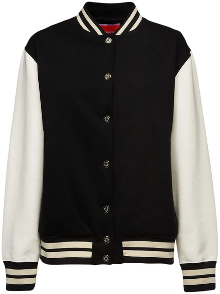  La Doublej Embroidered Bomber Jacket - Black 