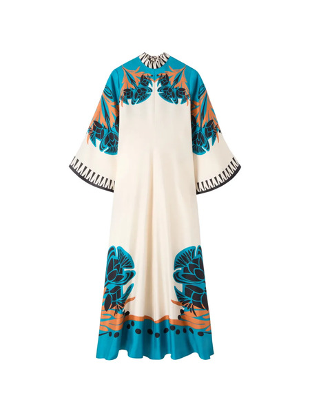  La Doublej Floral Maxi Dress - Neutrals 