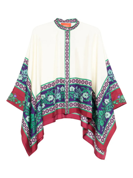  La Doublej Floral-pattern Shirt - White 