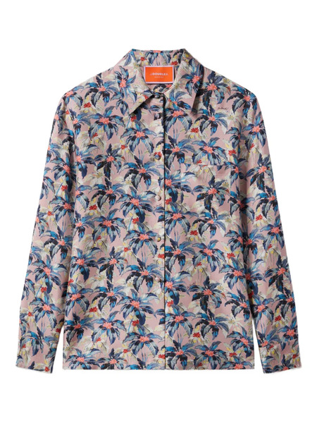  La Doublej Floral-print Shirt - Purple 