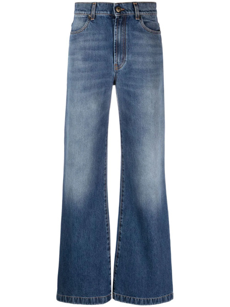  La Doublej High-waisted Flared Jeans - Blue 