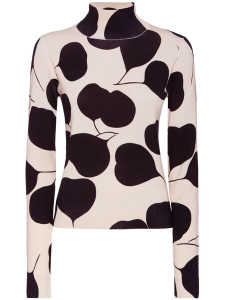  La Doublej Intarsia-knit Jumper - Neutrals 