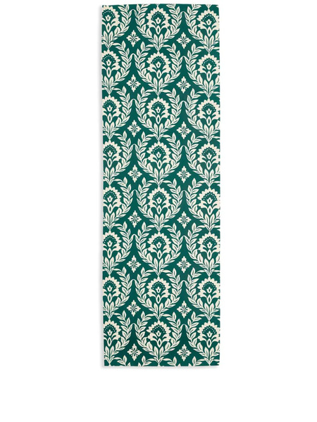  La Doublej Leaf-print Cotton Runner - Green 