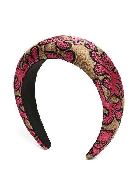  La Doublej Medici Head Band - Pink 