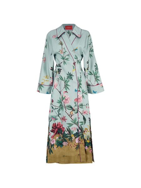 La Doublej Midnight Floral Midi Dress - Green 