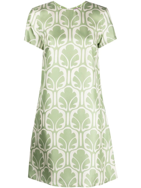  La Doublej Mini Swing Shift Dress - Green 
