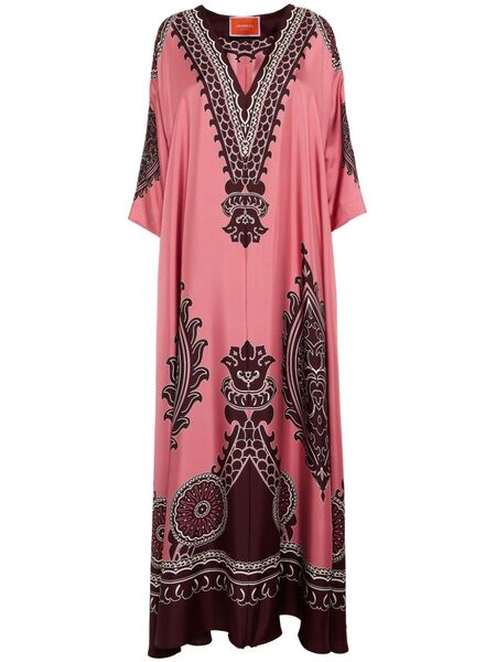  La Doublej Muumuu Maxi Dress - Pink 
