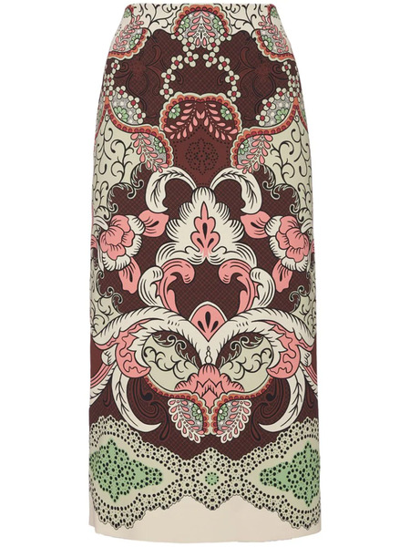  La Doublej Pencil Skirt - Brown 