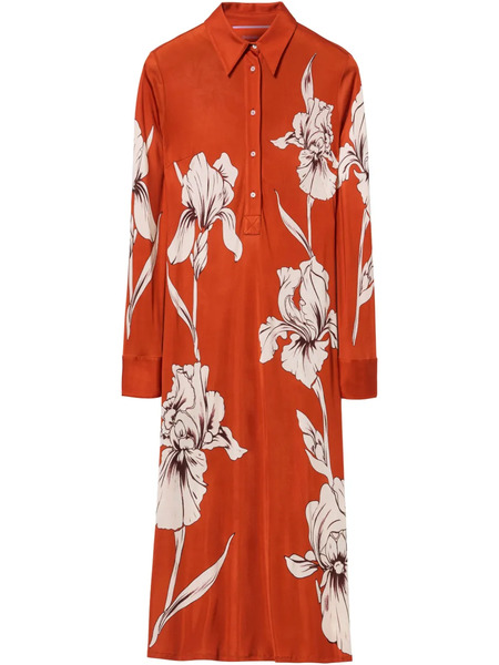  La Doublej Perry Street Midi Dress - Orange 