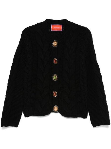 La Doublej Portrait Cardigan - Black 