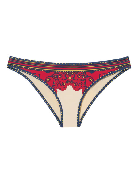  La Doublej Print Bikini Bottom - Pink 