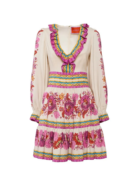  La Doublej Reina Mini Dress - Neutrals 