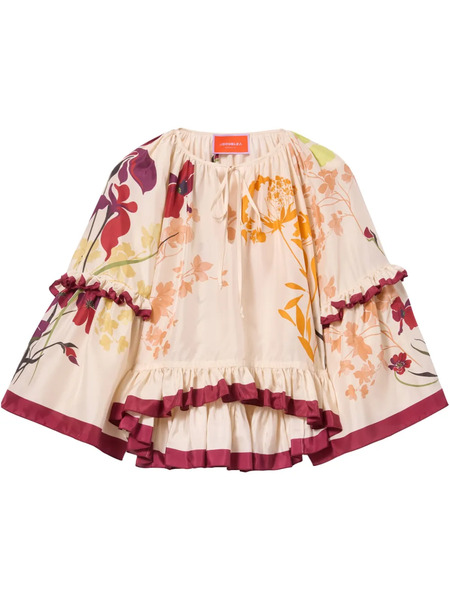  La Doublej Ruffled Blouse - Neutrals 