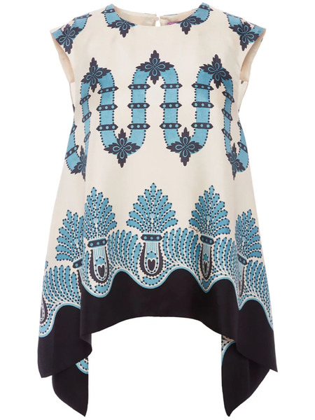  La Doublej San Carlo Silk Top - White 