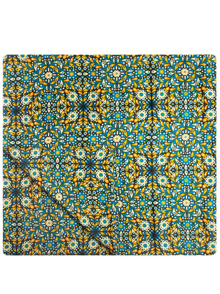  La Doublej Small Floral Table Cloth - Blue 