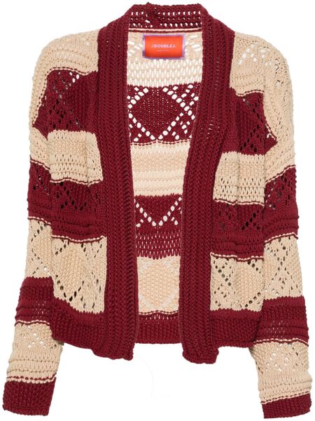  La Doublej Summer Knitted Cardigan - Red 
