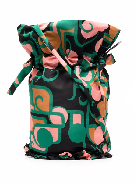  La Doublej Tree Of Life Crossbody Bag - Black 