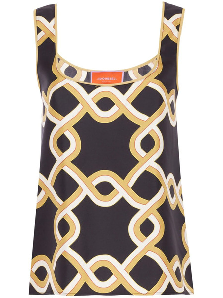  La Doublej Twirl Top - Black 