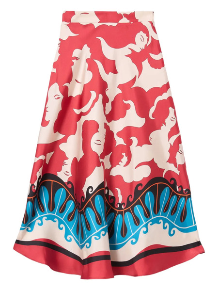  La Doublej X Mother Lungomare Skirt - Red 