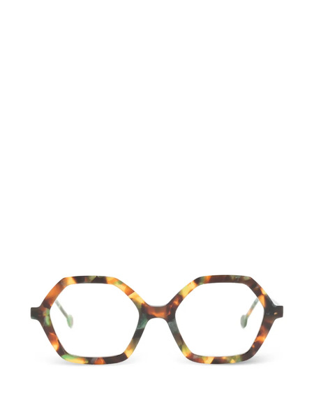  L.a. Eyeworks Crumpet Geometric-frame Glasses - Brown 