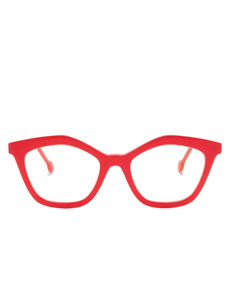  L.a. Eyeworks Palapa Cat-eye Frame Sunglasses - Red 